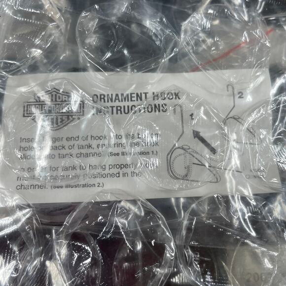 Harley Davidson Gas Tank Christmas Tree Ornaments 2004 New In Box - Picture 9 of 10